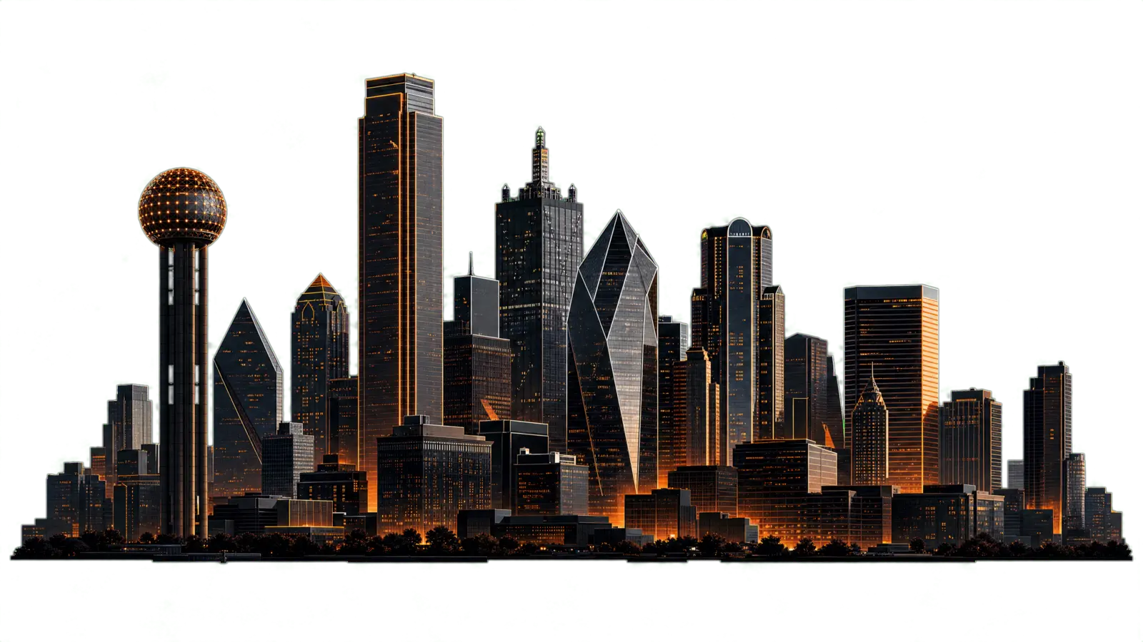 Downtown Dallas skyline — Dallas Web Pro serves the Dallas–Fort Worth Metroplex from its Allen, Texas headquarters