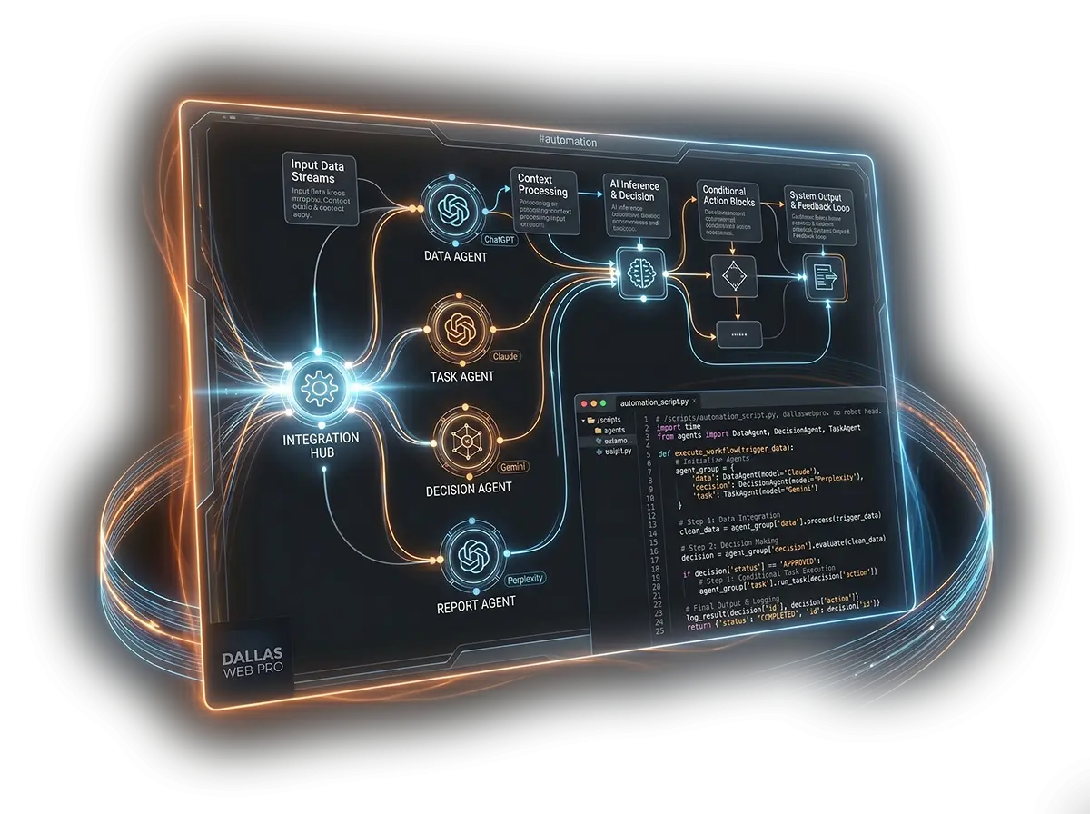 custom AI agent automation services built for home services businesses