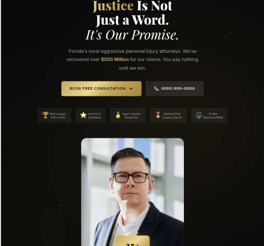 Our Favorite Attorney — Law firm website built by DallasWebPro.net